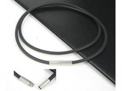 4mm Cable en Cuero con Cierre en Acero Quirúrgico CH-003-L4