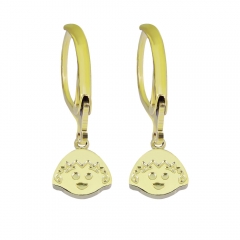 ganchos de pendientes de oro de moda de acero inoxidable  PE114