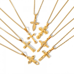 Colgante de oro de acero inoxidable de las mujeres de la joyería NS-1498
