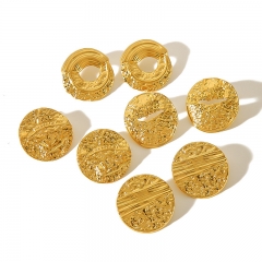 Pendientes de la gota de oro de acero inoxidable de las mujeres de la joyería ES-2799