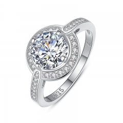Anillos de diamantes de joyería de plata esterlina 925 para mujer JZ319