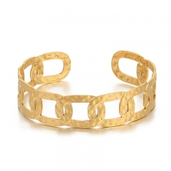 Mujeres de joyas de brazaletes de oro de acero inoxidable de moda ZC-0650