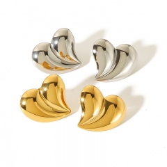 Pendientes de la gota de oro de acero inoxidable de las mujeres de la joyería ES-2826