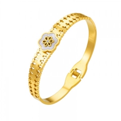 pulsera chapada en oro brazalete joyería mujeres de lujo  ZC-0715