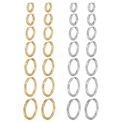 Pendientes de joyería de regalo minimalistas de acero inoxidable para mujer  ES-3026