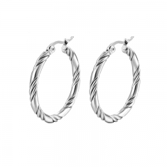 Pendientes de joyería de regalo minimalistas de acero inoxidable para mujer  ES-3022S