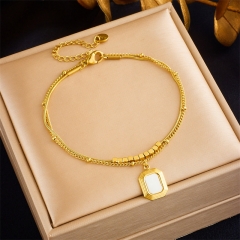 pulsera de acero inoxidable de oro joyería de mujer  BS-2587B